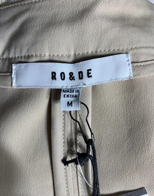 Ro & De Tan Lightweight Trench Coat size M - Image 7