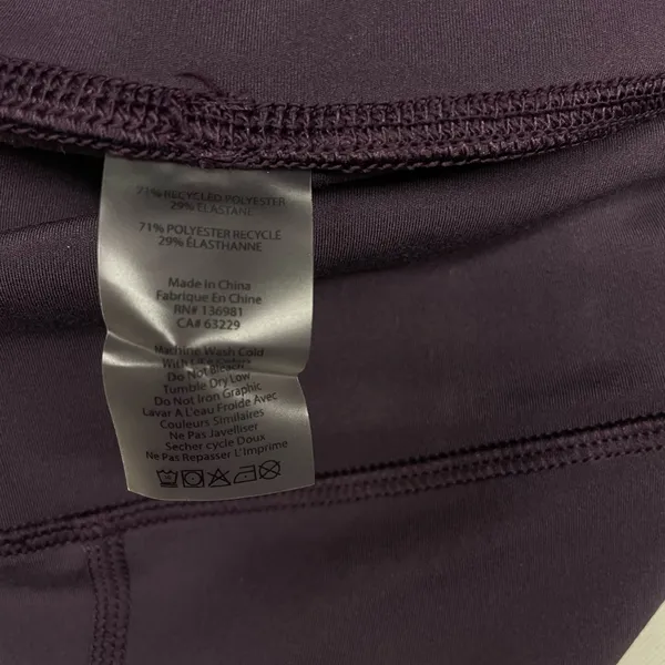 NWOT Spiritual Gangster Dark Purple Flare Leggings Pants Size Small - Image 9
