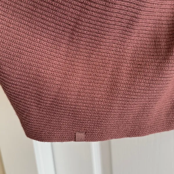 Lululemon Cashlu Knit Textured Wrap in Spiced Chai Size Med/Large - Image 6
