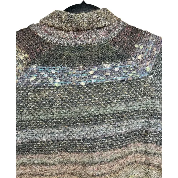 Free People Starlight Shadow Poncho Cardigan Women's Size Medium‎ - Image 4