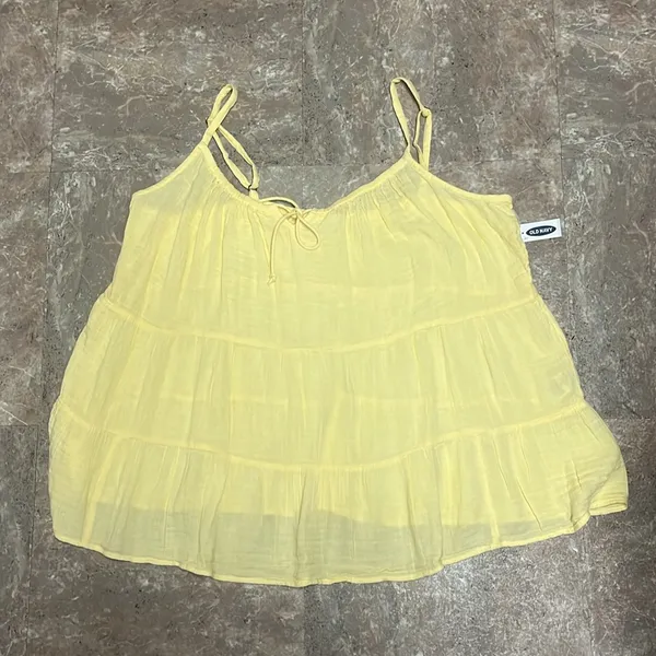 NWT OLD NAVY Lychee Yellow Tank Top Size 3X - Image 11