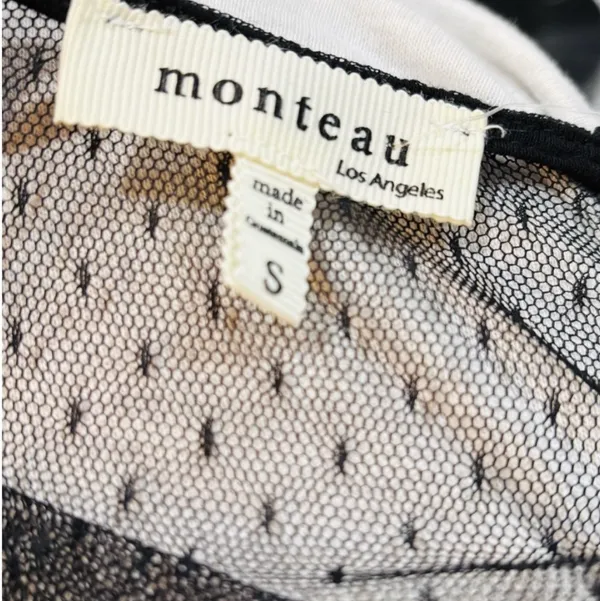 Monteau Monteau Los Angeles for Urban Outfitters Black Fit & Flare Dress - Image 9