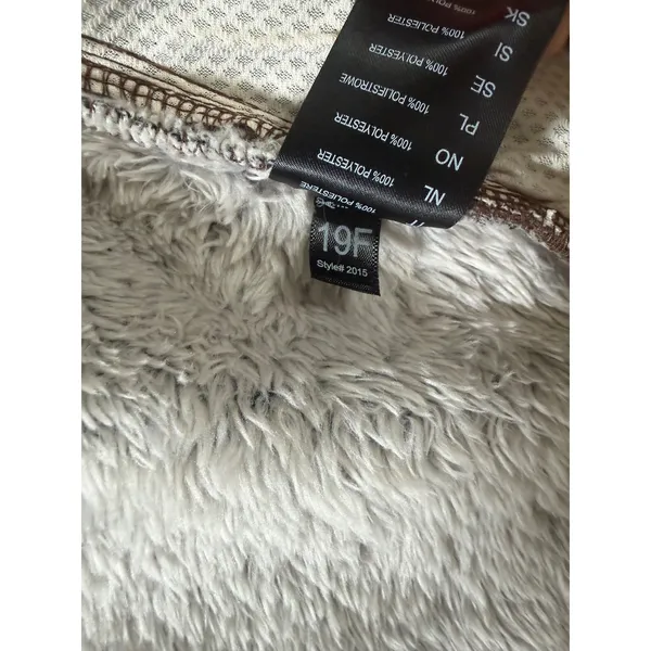 Kuhl Flight Jacket Womens XS Grey Full Zip High Pile Fleece‎ Thumbholes Hooded - Image 9