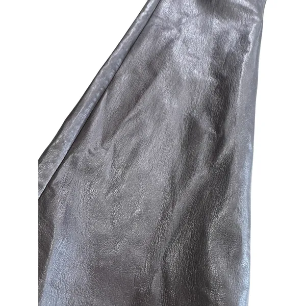 Aritzia Wilfred Melina Vegan Leather Pants Women's 0 Brown High Rise Straight - Image 10