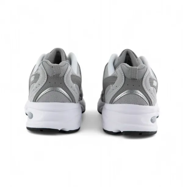 New Balance Woman's Grey and White Athletic Sneakers - Image 7