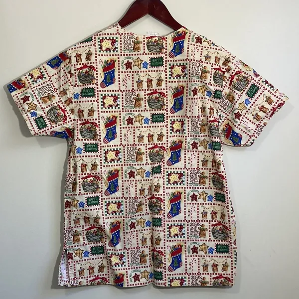 WS Gear Womens Scrub Top Size XS - Image 3