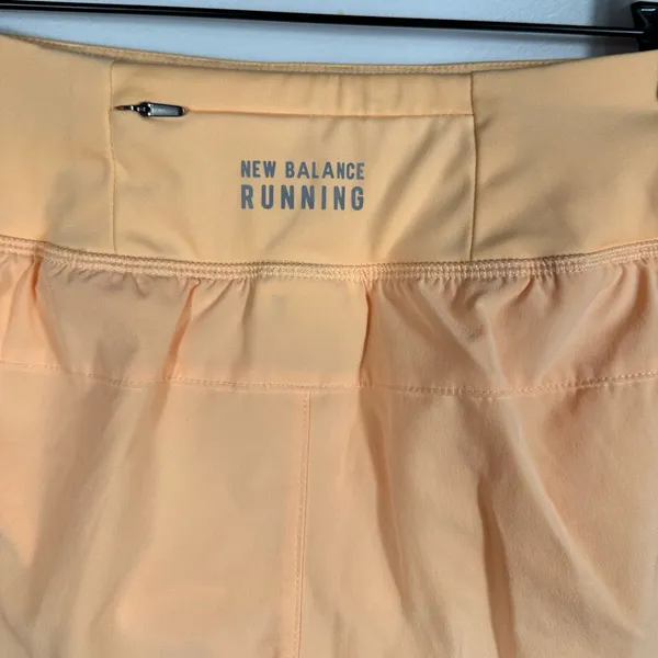 New Balance Running Shorts XS‎ Peach Lightweight Athletic Activewear Women - Image 8