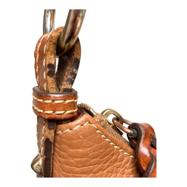 Dooney & Bourke Dillen Pebble Grain Leather Double Pocket Hobo Bag - Image 9