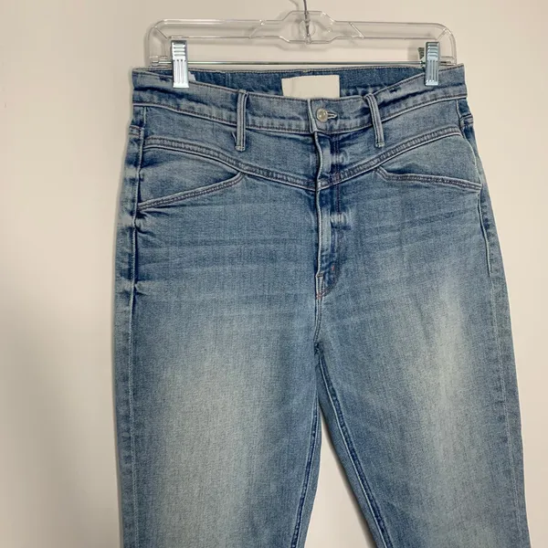 Mother The Dazzler Toke Front Ankle Wild Calling Womens Denim Jeans Size 30 - Image 11