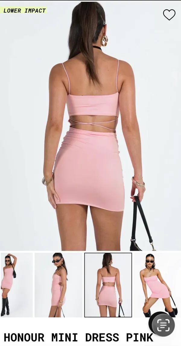 Princess Polly Light Pink Mini Dress - Image 6
