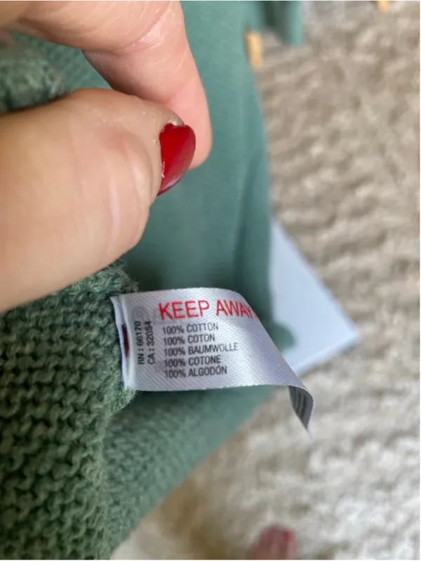 Free People FP Beach Cotton Turtleneck Sweater Sage Green Cozy Quiet Luxury Vaca Lounge Boho - Image 6