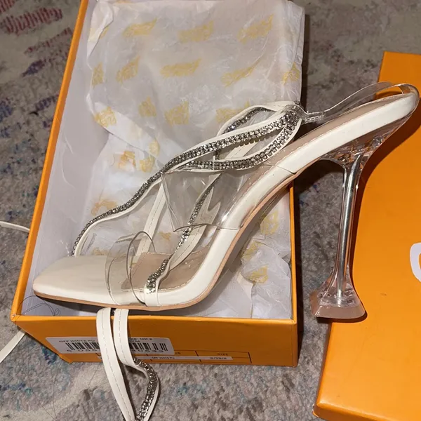 MOVING SALE NIB Public Desire Kim rhinestone heel - NEW - Image 9