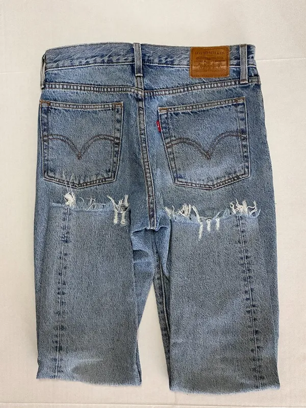 Levi's Premium Wedgie Fit Ankle Jeans - 27 - Light Wash - Image 3