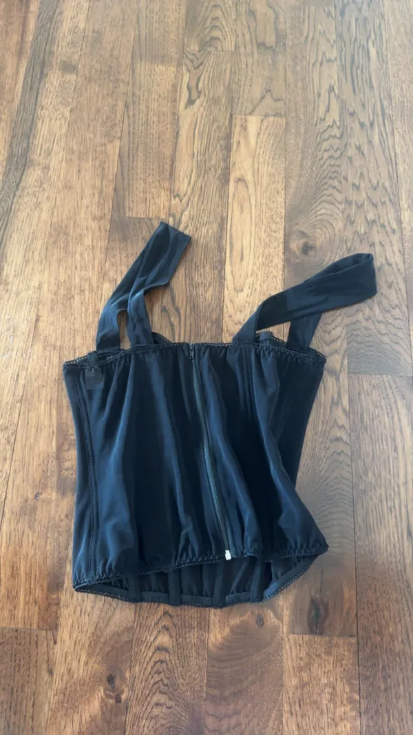 Corset top Black - Image 2