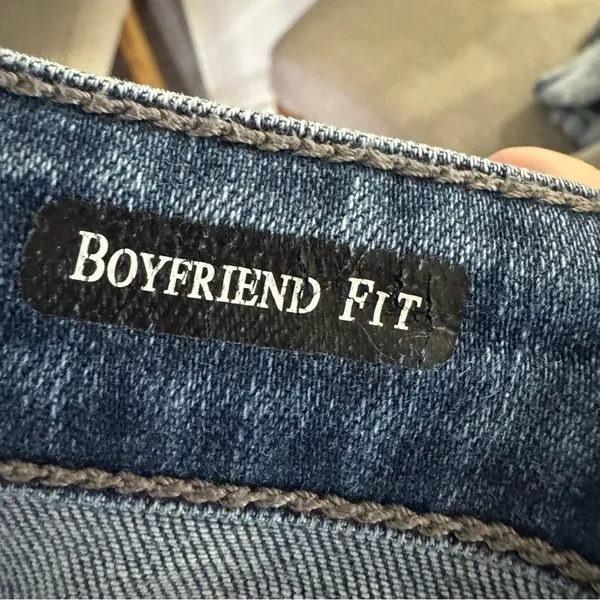 Judy‎ Blue Boyfriend Jeans 13/31 Distressed Mid Rise Relaxed Fit Ripped Denim - Image 7