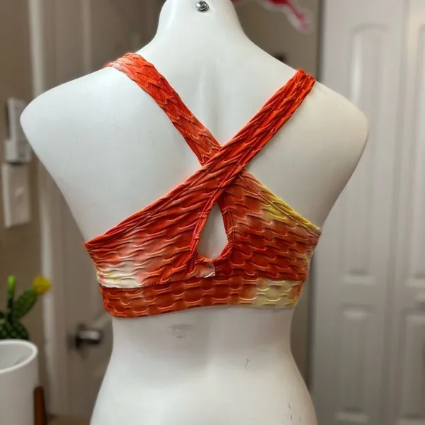 Orange and yellow Crop top Size M - Image 3