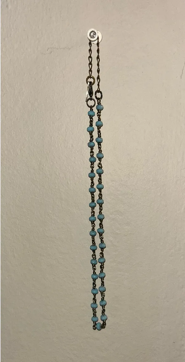 Blue Beaded Necklace - Image 2