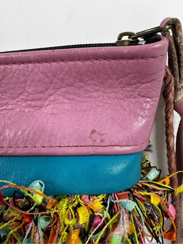 Vibrant Purple Boho Crossbody Bag with Fringe - Image 6