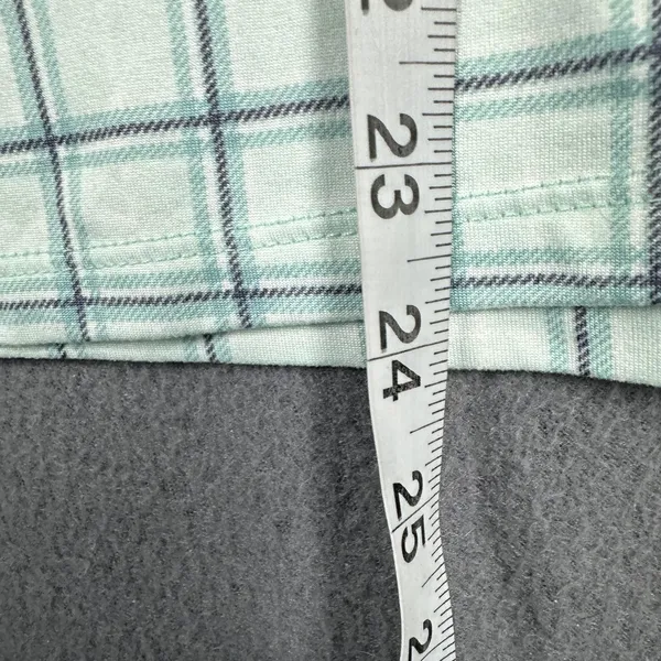 Eddie Bauer Pajama Set Womens Small Green Plaid Tank Top Pants Sleepwear Jersey - Image 12