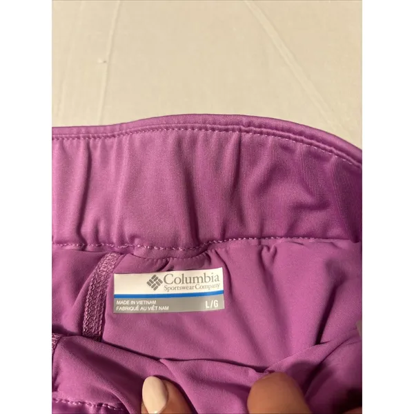 Columbia Size Large Skort Purple Pockets A-Line Athletic Tennis Golf Hike Skirt - Image 2