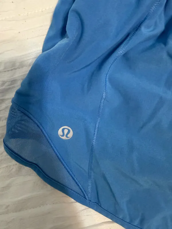 Poolside Blue Lululemon Hotty Hot Shorts 2.5"  - Image 3