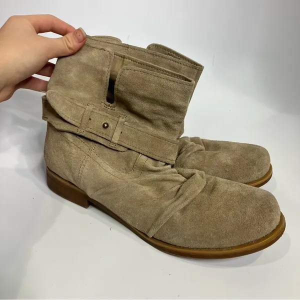 Nine West tan‎ suede leather boots size 9 - Image 2
