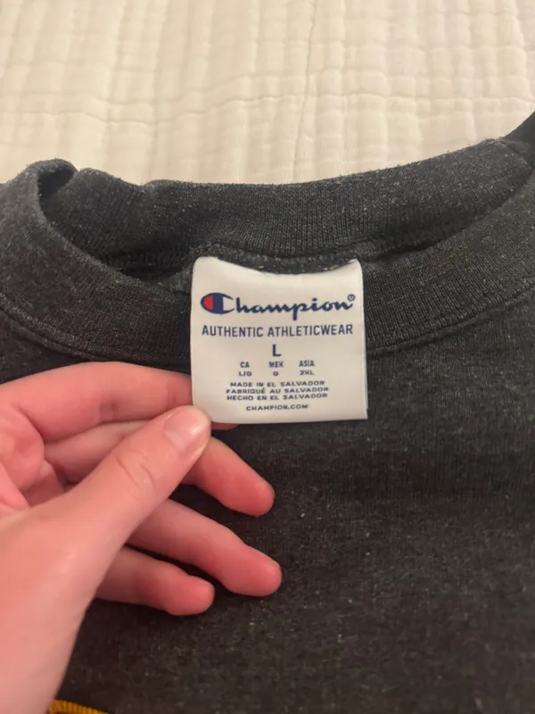 Dark Grey Baylor Crewneck - Image 2