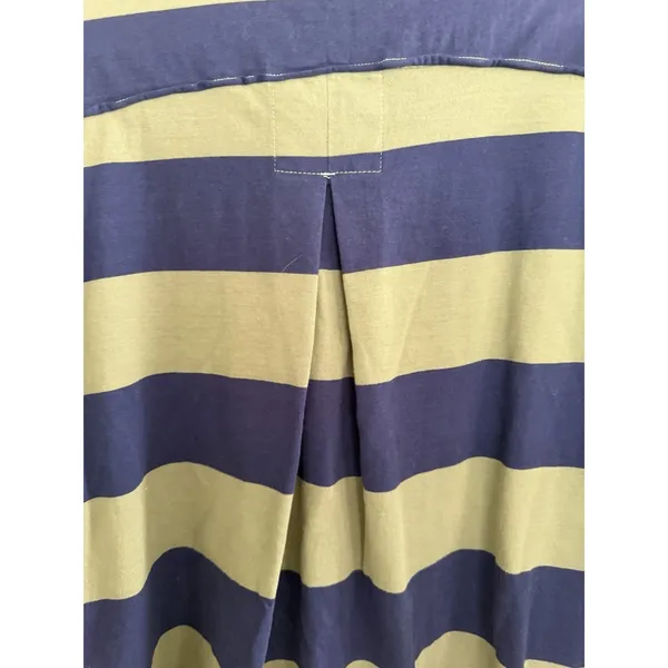 Free People We The Free Peyton Rugby Tee Blue/Green Stripe Women's Size Small‎ - Image 10