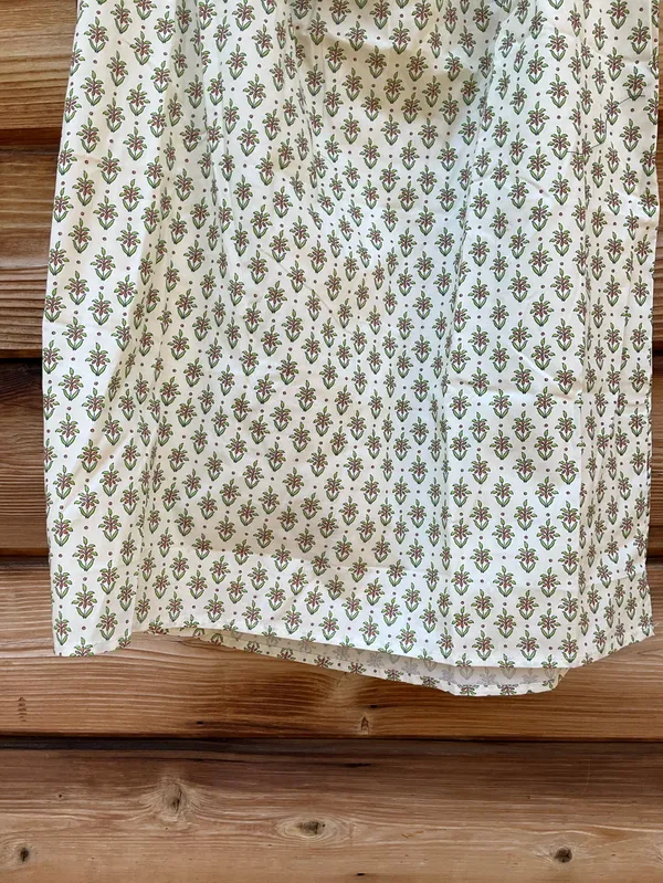 Few Moda Kourt Nya Cream Print S Puff Sleeve Mini Cotton Dress - Image 11