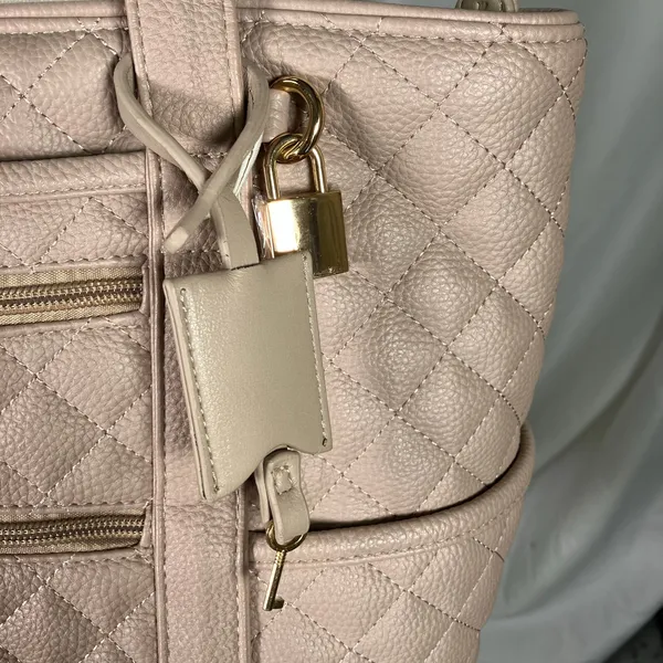 DD Bird The Taupe Leather‎ Nash With Changing Pad Diaper Bag Luxury Shoulder - Image 13