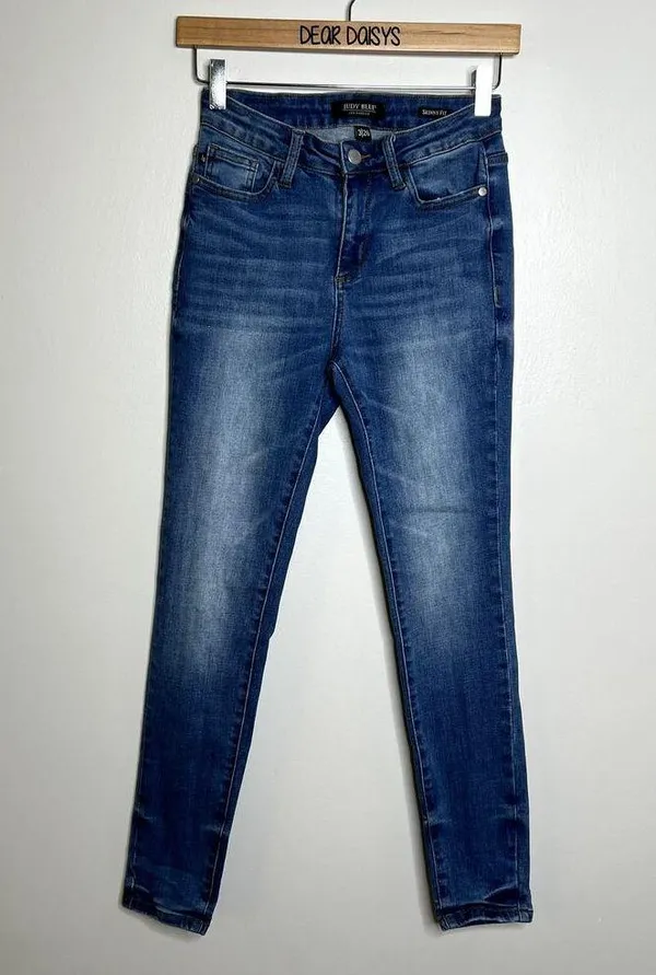 Judy Blue Skinny Fit High Waist Denim Jeans - Image 7