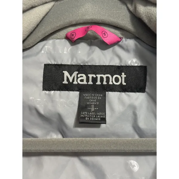 Marmot Pink Quilted Puffer Kitzbuhel Vest Full Zip‎ Gorp Granola Hiking Outdoor - Image 5