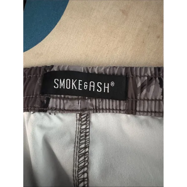 Smoke & Ash Women’s Gray Camo Cargo Joggers - Image 3