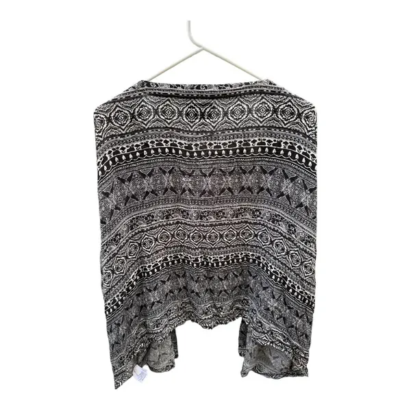 American Eagle Black and White Boho Kimono // Size M - Image 7