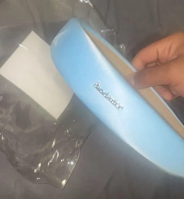 Biodance Blue Satin Headband - Image 2