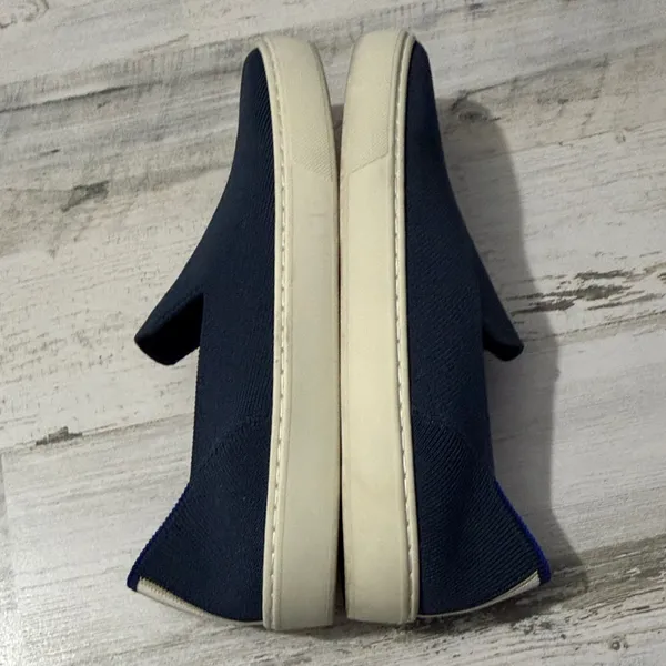 Rothy's The Original Navy Blue Women's Slip-On Sneakers - Image 8