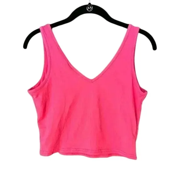 Crop Tank Top V-Neck Sleeveless Summer Festival‎ Party Top - Image 4