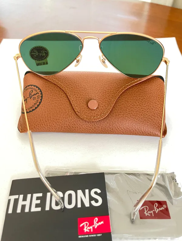Rayban Pink Avaitor 112/4T Size 58mm Unisex - Image 4