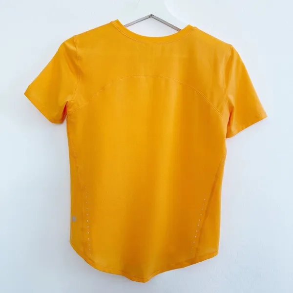 Lululemon Shirt Size 2 Orange Mango‎ Dream High Neck Running Sporty Clean Girl - Image 7