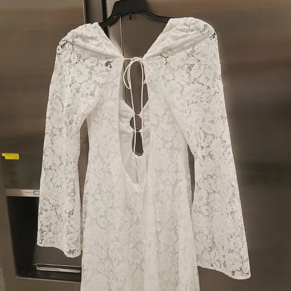 💕FOR LOVE AND LEMONS💕 Frances Lace Maxi Dress ~ White Small S NWT - Image 13
