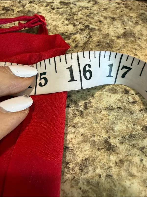 Lulu's Red Spaghetti-Strap Maxi Gown with High Side Slit - Image 4