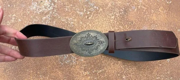 Urban Outfitters Brown country belt Length 40 in (size m) - Image 3