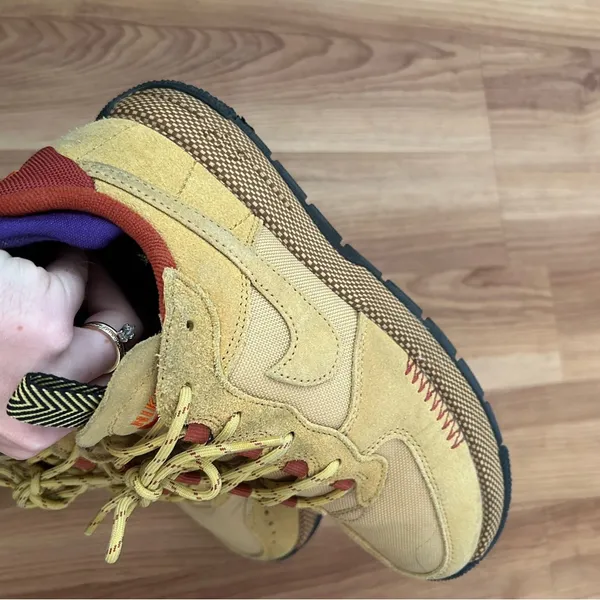 Nike Airforce 1 Wild Sneakers, Wheat gold/Rugged Orange, Women's 7.5 - Image 11