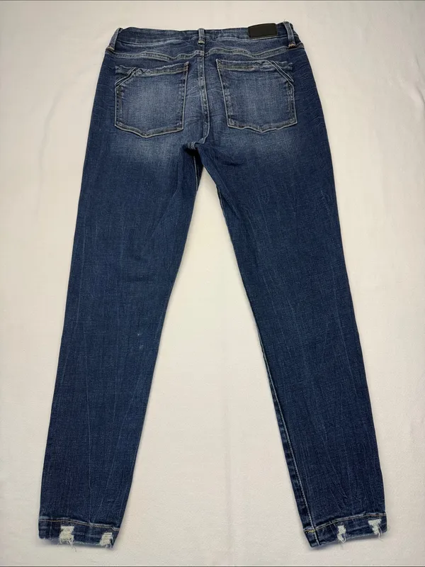 Buckle Black shaping & Smoothing Pocketing Women's Faded Dark Blue Jeans - Image 4