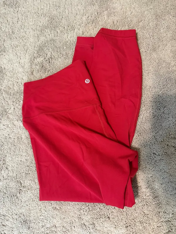 Lululemon Red Align Leggings - Image 2