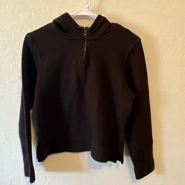 Banana Republic hooded sweater. Sz Medium Brown. - Image 2