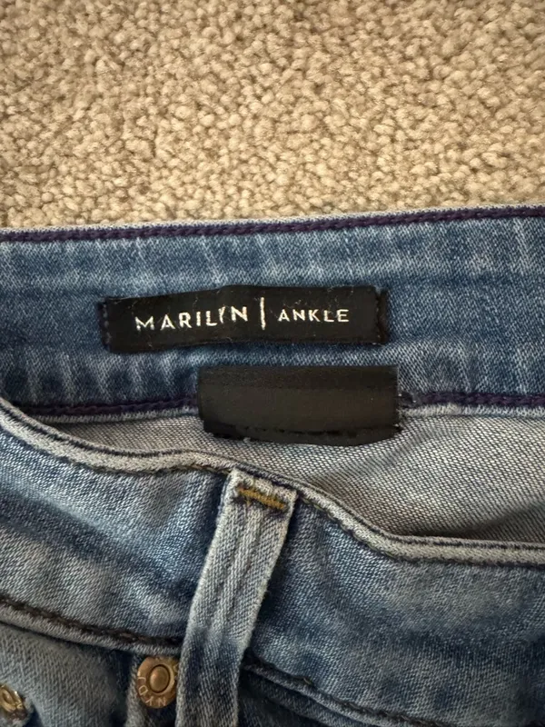 NYDJ Mid Wash Straight Leg Jeans - Image 6