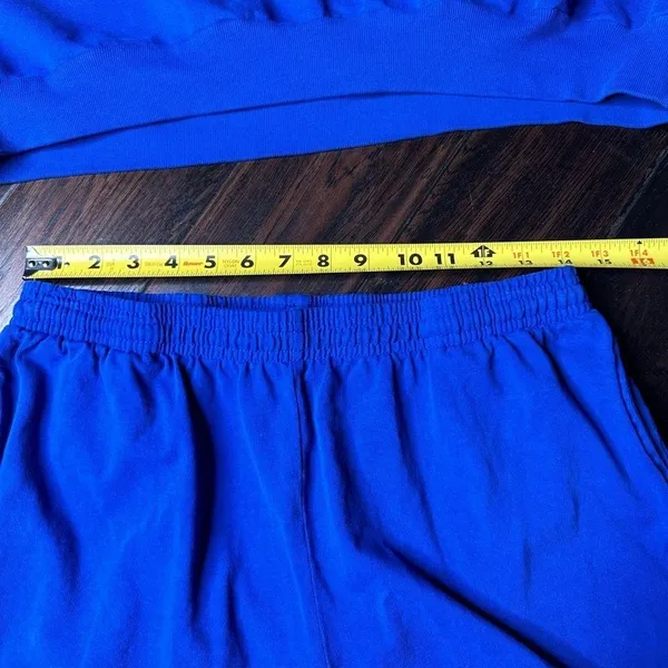 Sweater & drawstring waist shorts set Los Angeles Apparel casual cotton unisex - Image 3