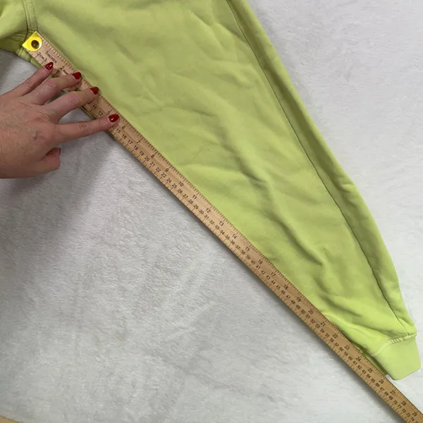 Lululemon 6 Scuba High Rise French Terry Jogger Garment Dye Highlight Neon Yello - Image 12