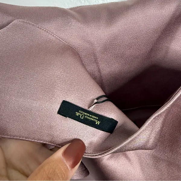 NWT Massimo Dutti Pink Strappy Satin Top Size Medium‎ - Image 8